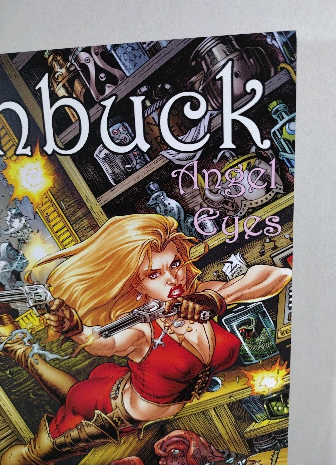 Gunfighters In Hell: Sinbuck #4 (2014) Angel Eyes Signed Joe Tim Vigil VF-NM