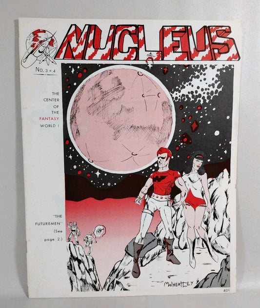 NUCLEUS Fanzine #3*4 (1970) Mark Wheatley 8 Pg Self Publication Good Condition 