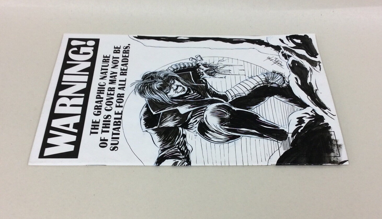 Eternal Warrior 35 (1995) Valiant Sketch Cvr Variant Comic W Original Art DCastr