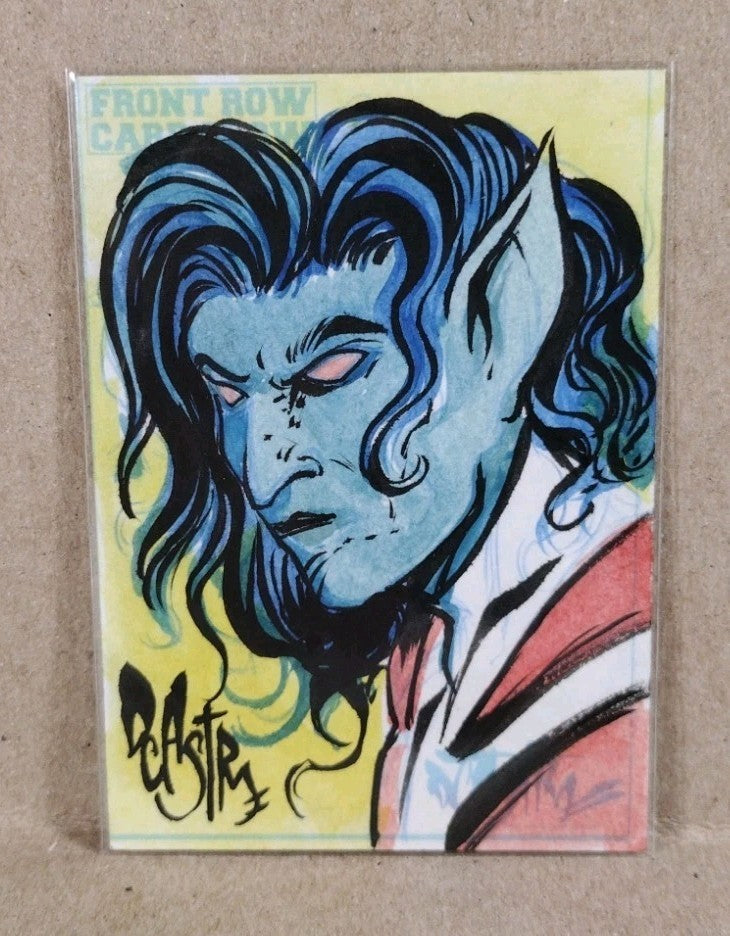 DCastr (2025) Front Row Show Exclusive Sketch Card W Original Nightcrawler Art