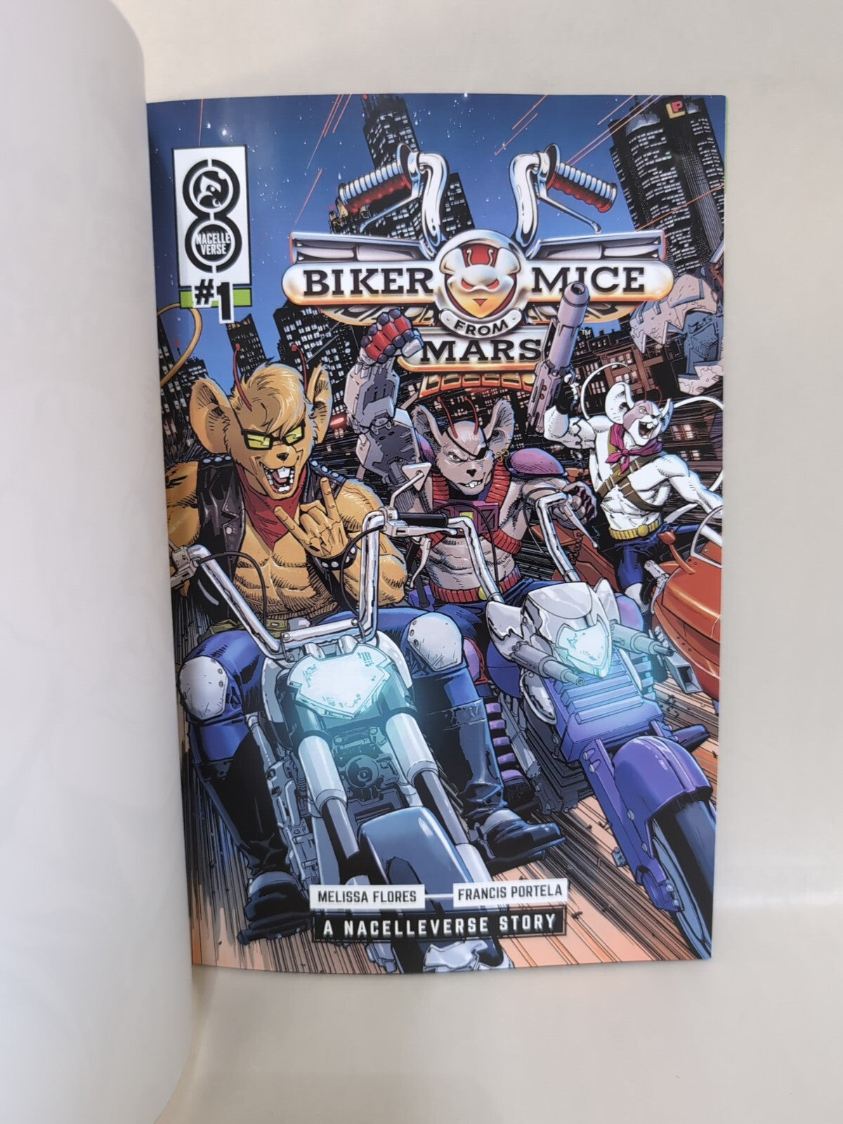 Biker Mice From Mars #1 (2024) Sketch Cover Variant Comic W Original DCastr Art 