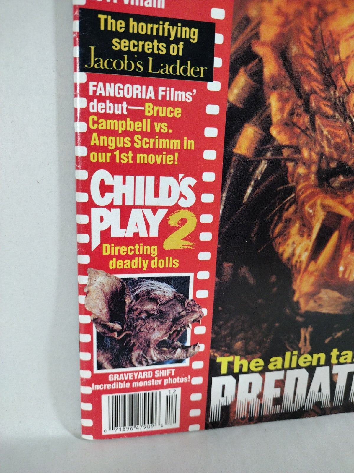 Fangoria Magazine 99 (1990) Rocky Horror Picture Show Poster Predator Cover FN