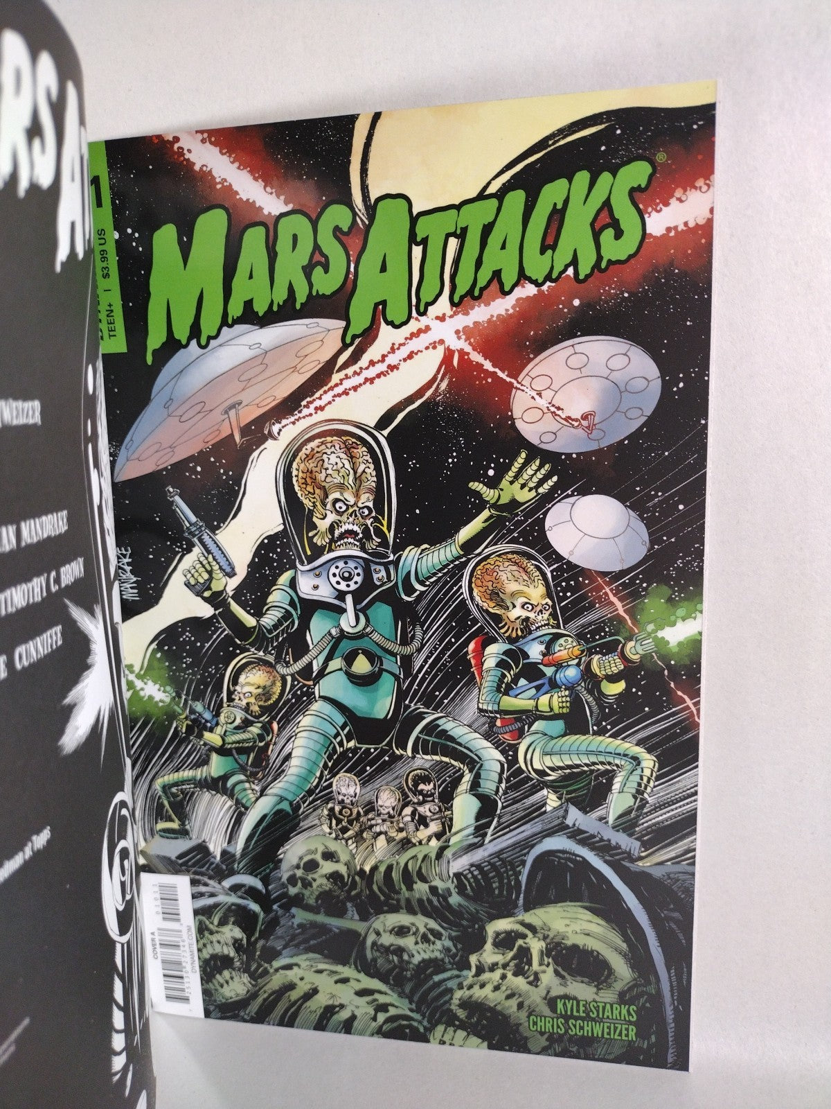 Mars Attacks #1 (2016) Dynamite Comic Blank Sketch Variant Cover NM