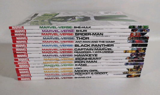 Marvel-Verse (2021) TPB SC Lot of 16 Wolverine Deadpool Spider-Man Thor + New
