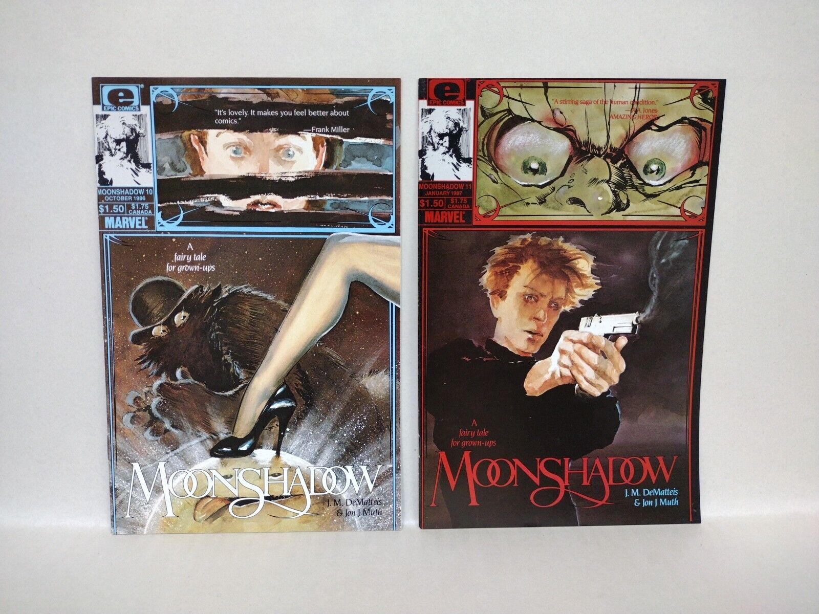 Moonshadow (1986) Complete Marvel Epic Comic Lot Set #1-12 Marvel Age #21