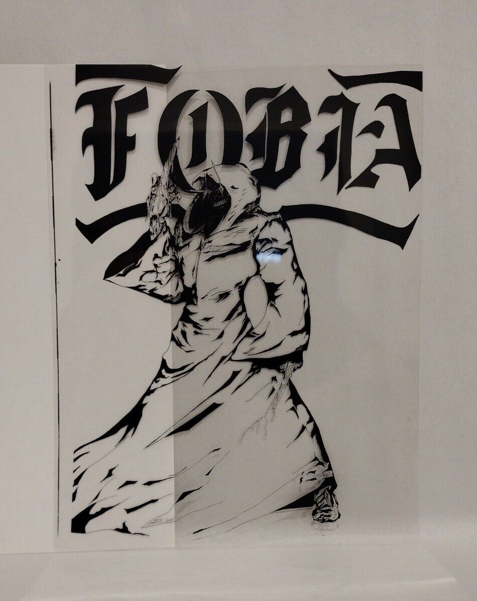 Fobia Comic (1994) Toxic Studios Transparent Print Portfolio Set W Folder Noyes