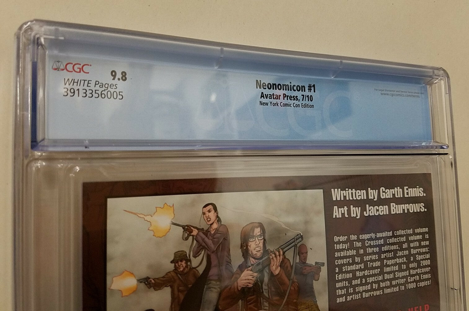 Neonomicon (2009) #1 New York ComiCon Jacen Burrows NYCC Comic Variant 9.8 CGC
