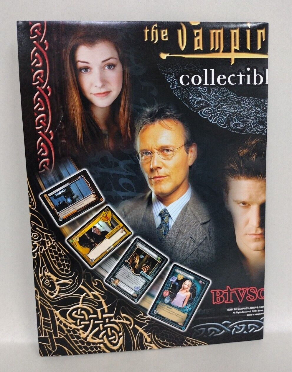 BUFFY THE VAMPIRE SLAYER (2001) Score Card Game Promo Poster 16 X 22" Folded 