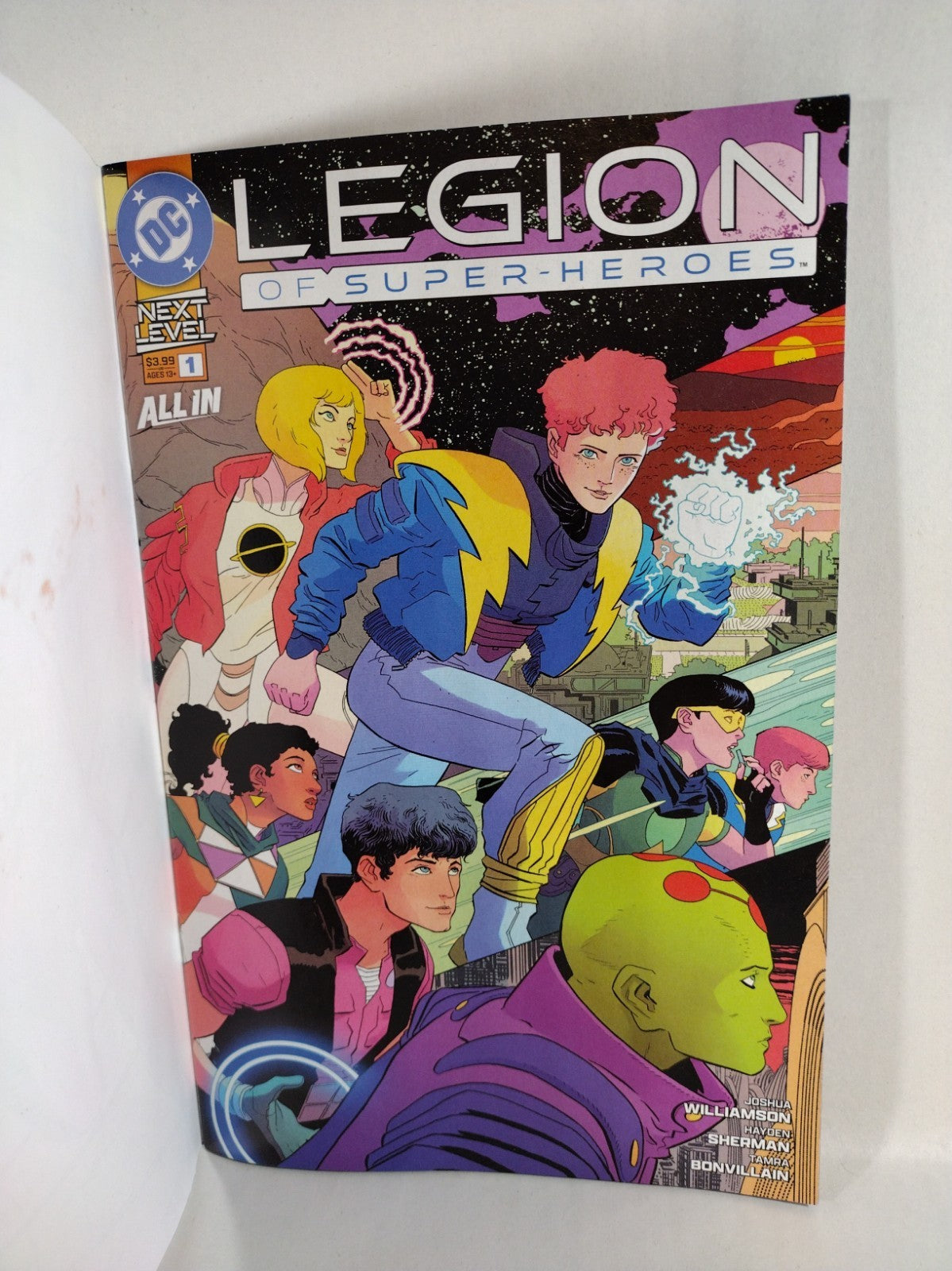 Legion Of Superheroes #1 (2026) DC Comic Sketch Cover W Original Dave Castr Art