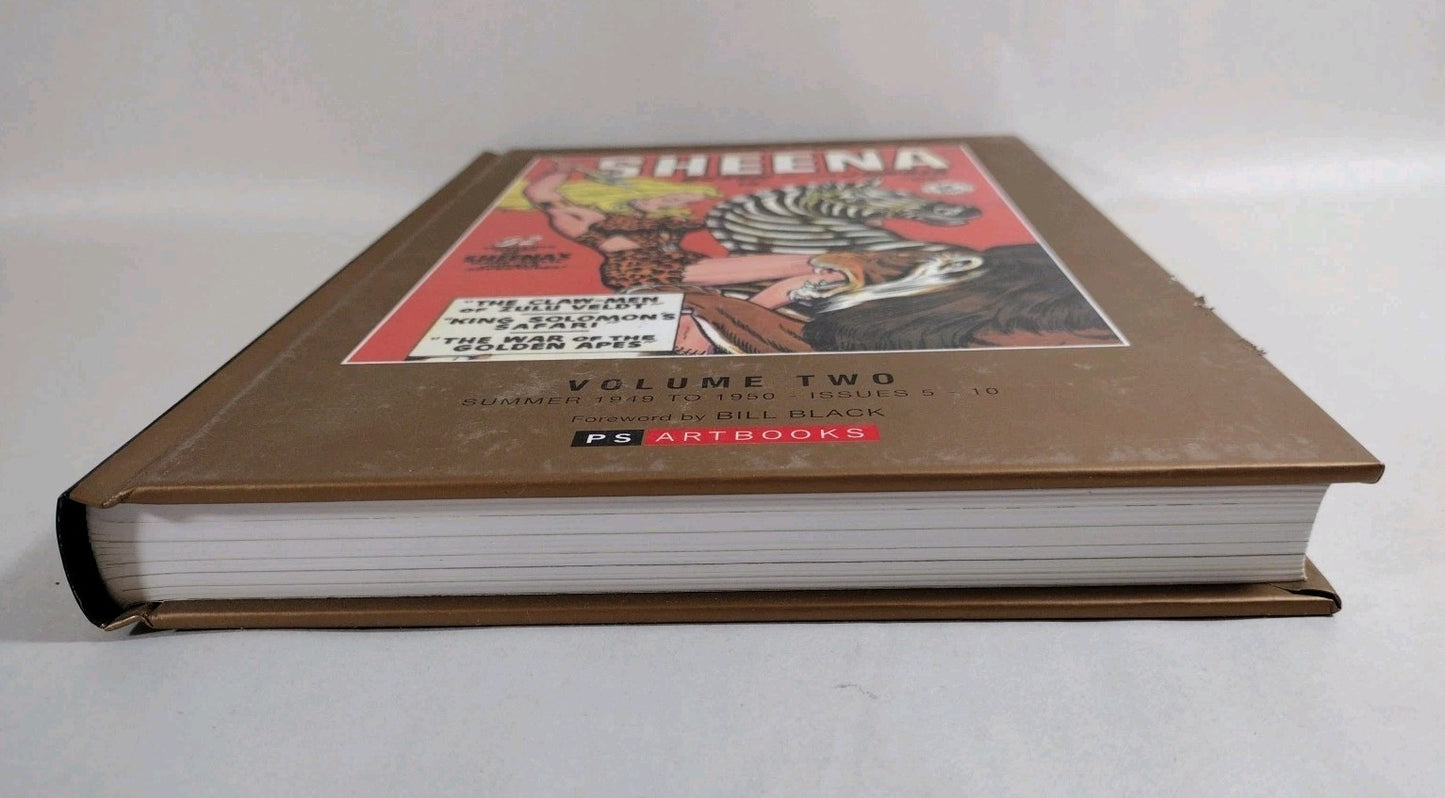 SHEENA JUNGLE QUEEN Vol 2 (2014) PSArtbooks HC Golden Age Comic Rep #5-10 GD HC