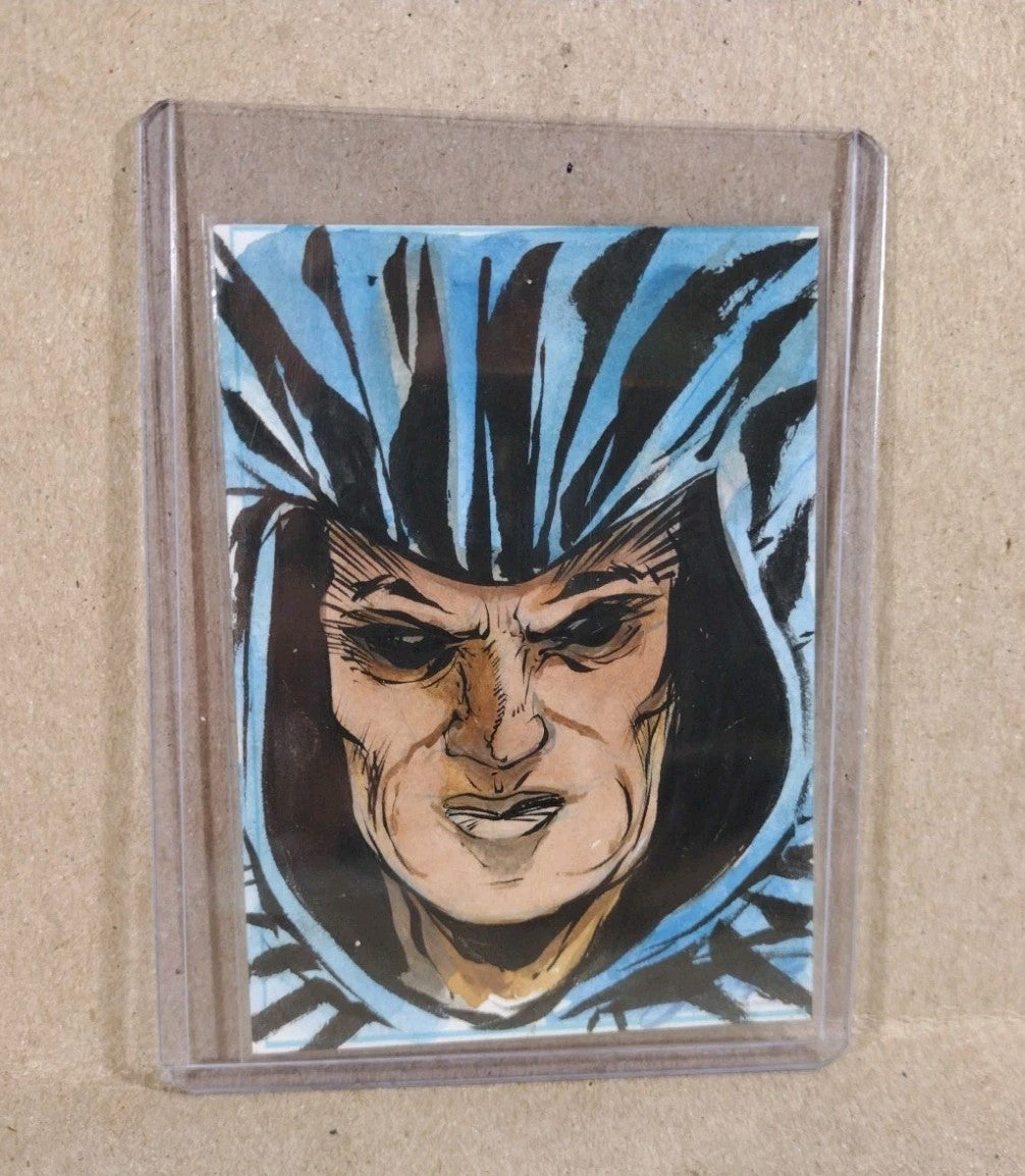 Dave Castr Crusin (2025) OAC Sketch Card W Original Marvel Cloak Art ACEO