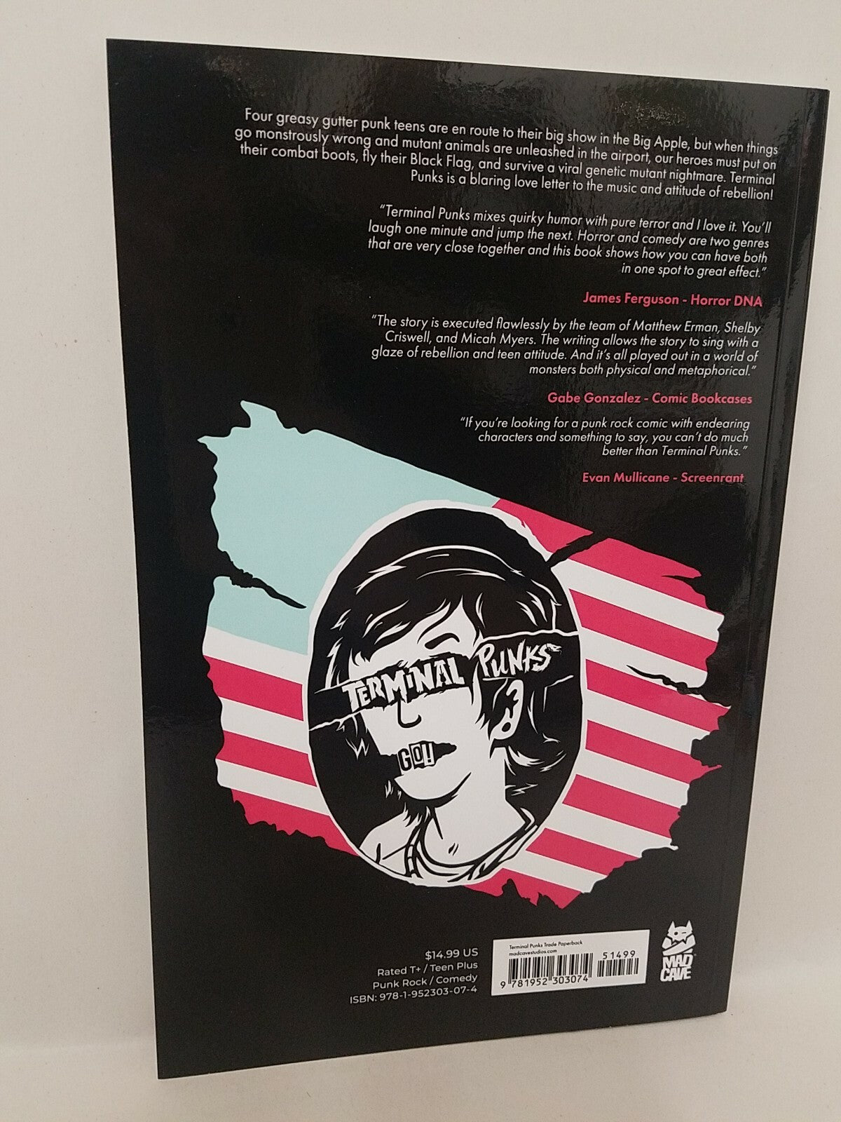 Terminal Punks (2021) TPB New Mad Cave Comics Softcover 