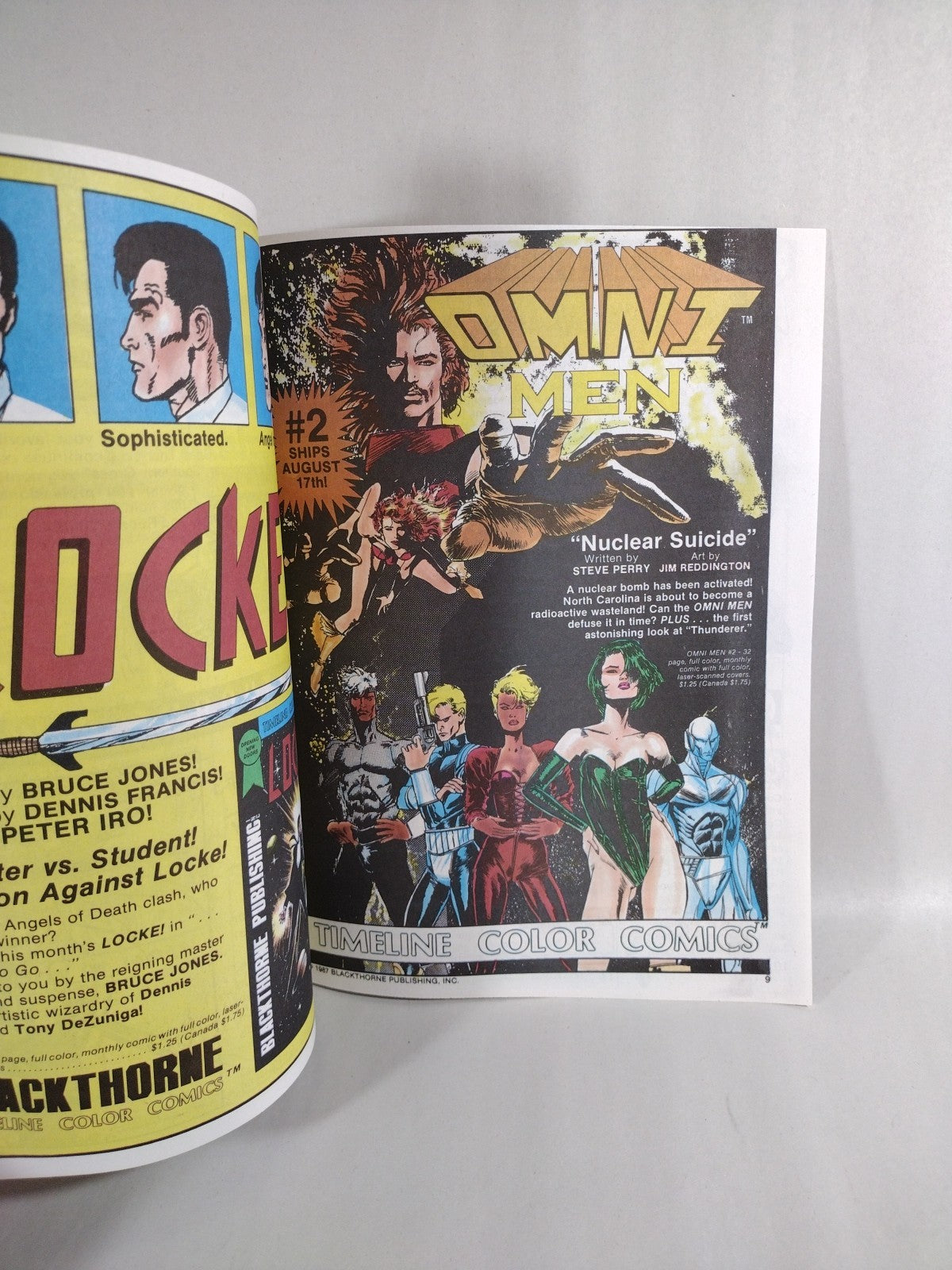 Blackthorne Preview Magazine Vol 3 #7 (1987) GI Joe 3-D 2 How To Draw Robotech 7