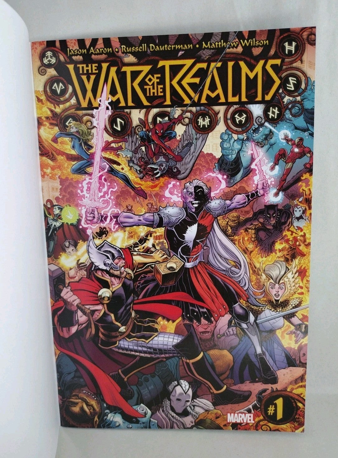 War of the Realms #1 (2019) Marvel Comic Blank Sketch Variant NM
