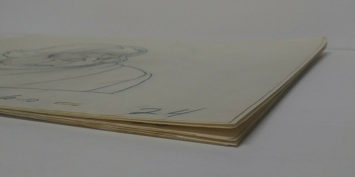 Lot Of 10 Original 1981 Heavy Metal Animation Pencil Art Prelims of Elder TAARNA