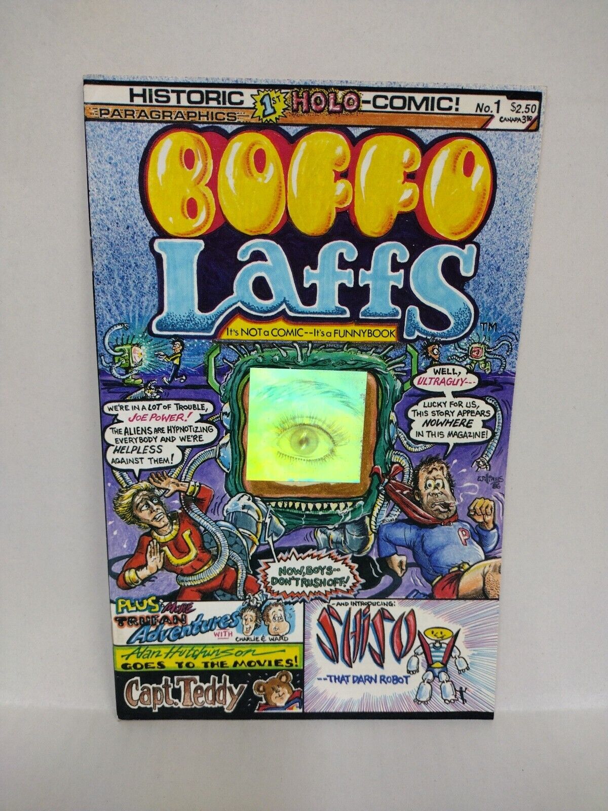 Boffo Laughs (1986) Paragraphics Underground Comic Lot Set #1 3 Comix