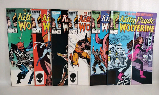 KITTY PRYDE AND WOLVERINE (1984) Complete  Marvel Comic Set #1 2 3 4 5 6 VF