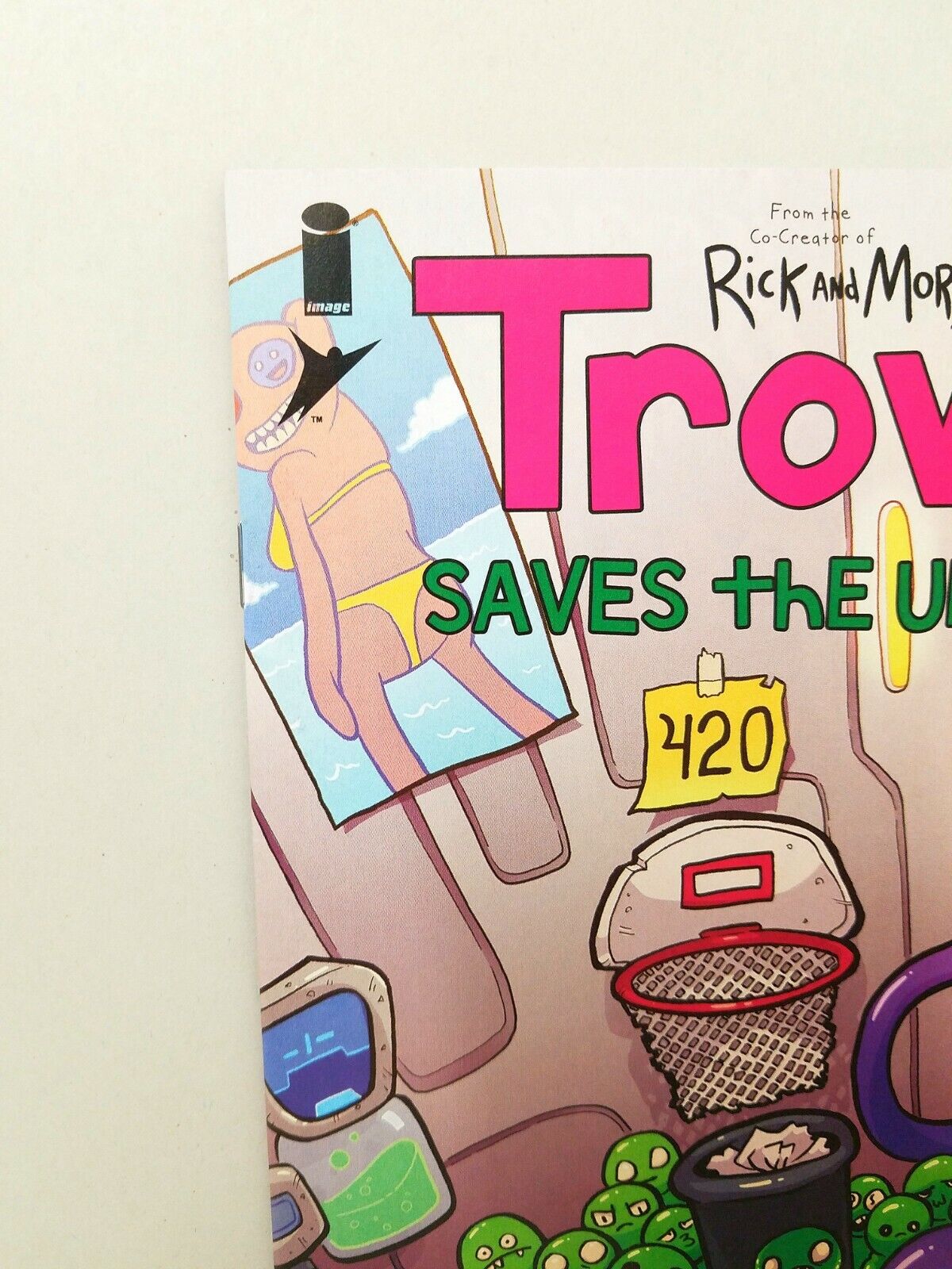 Trover Saves the Universe #1 (2021) Jason Lynch Exclusive Variant Rick and Morty