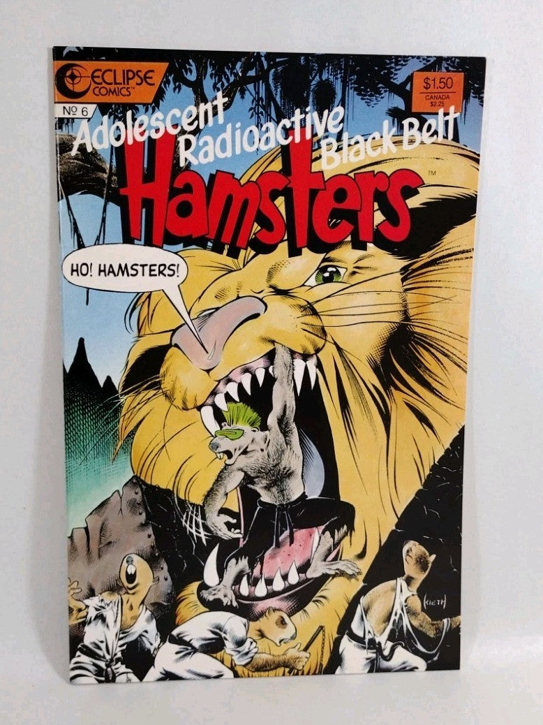 Adolescent Radioactive Blackbelt Hamsters #6 (1987) Eclipse Comic Sam Kieth
