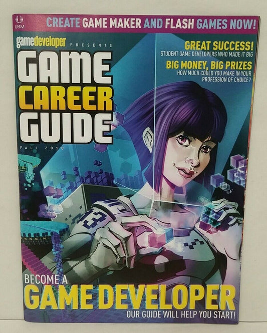 Game Developer Fall 2010 Game Career Guide Magazine Rare How To Build UBM