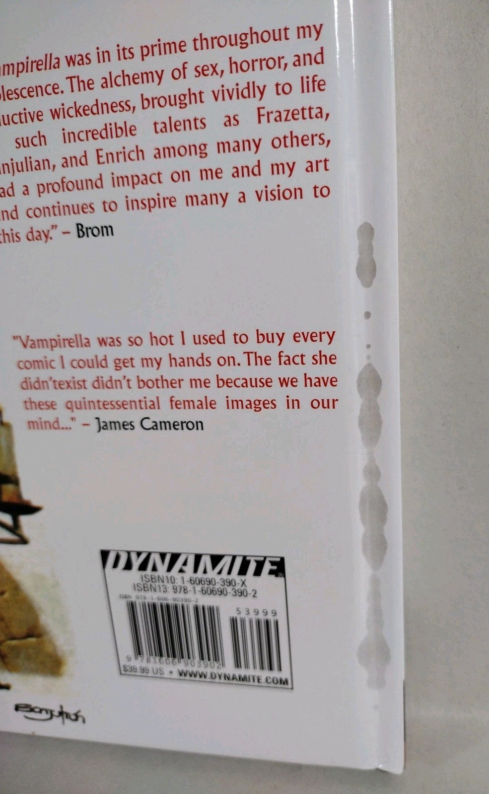 Art Of Vampirella The Warren Years Hardcover (2015) Dynamite Entertainment New