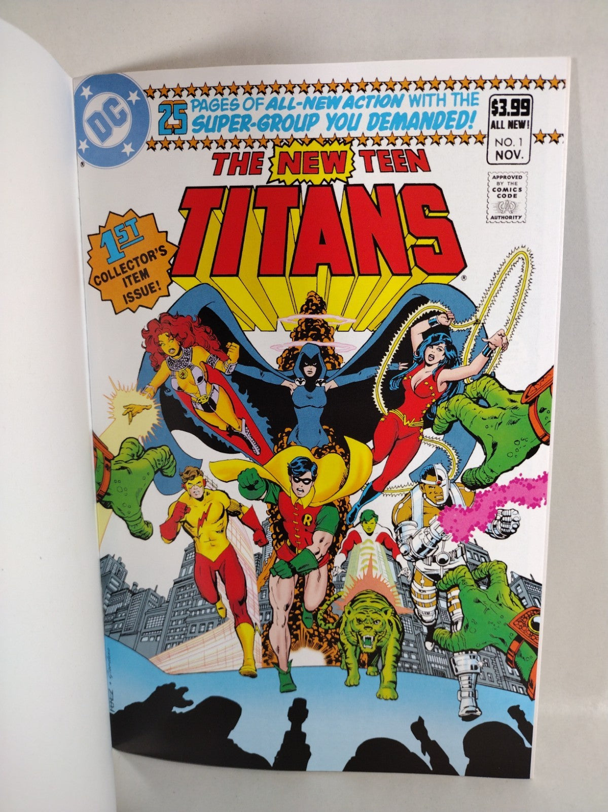New Teen Titans #1 (2023) DC Comic Facsimile Ed. Blank Sketch Cover Variant NM