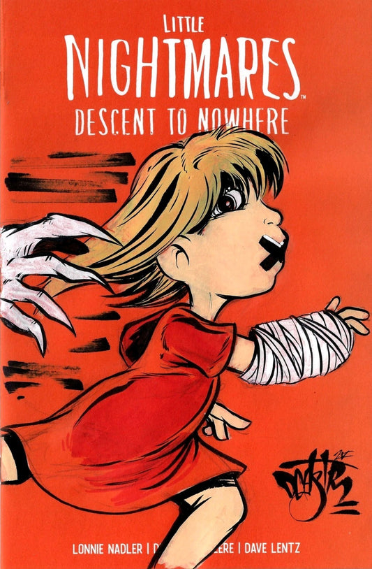 Little Nightmares Descent To Nowhere 1 Titan Sketch Cover Comic W OG DCastr Art