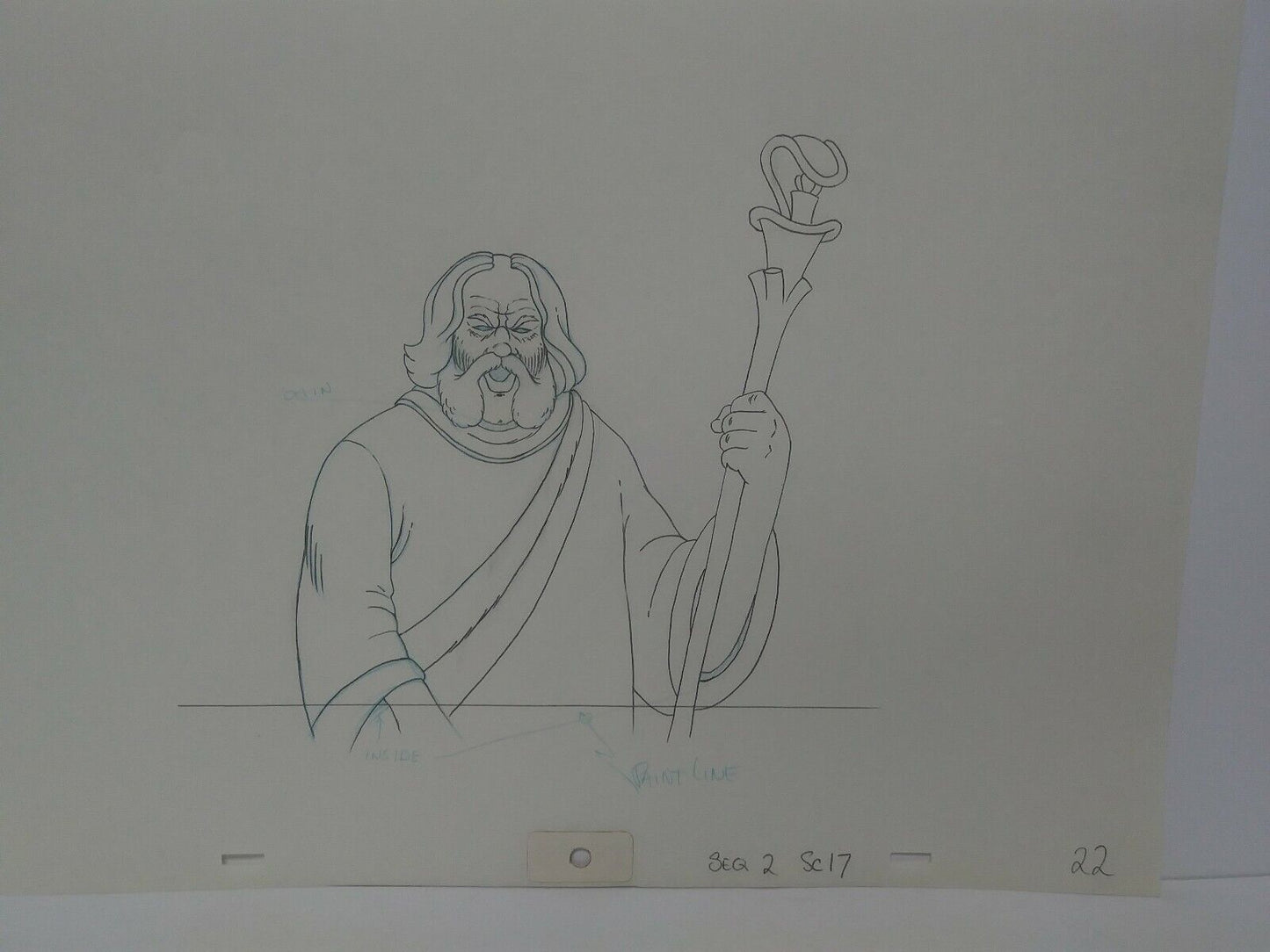 Lot Of 19 Original 1981 Heavy Metal Animation Pencil Art Prelims of Taarna Elder