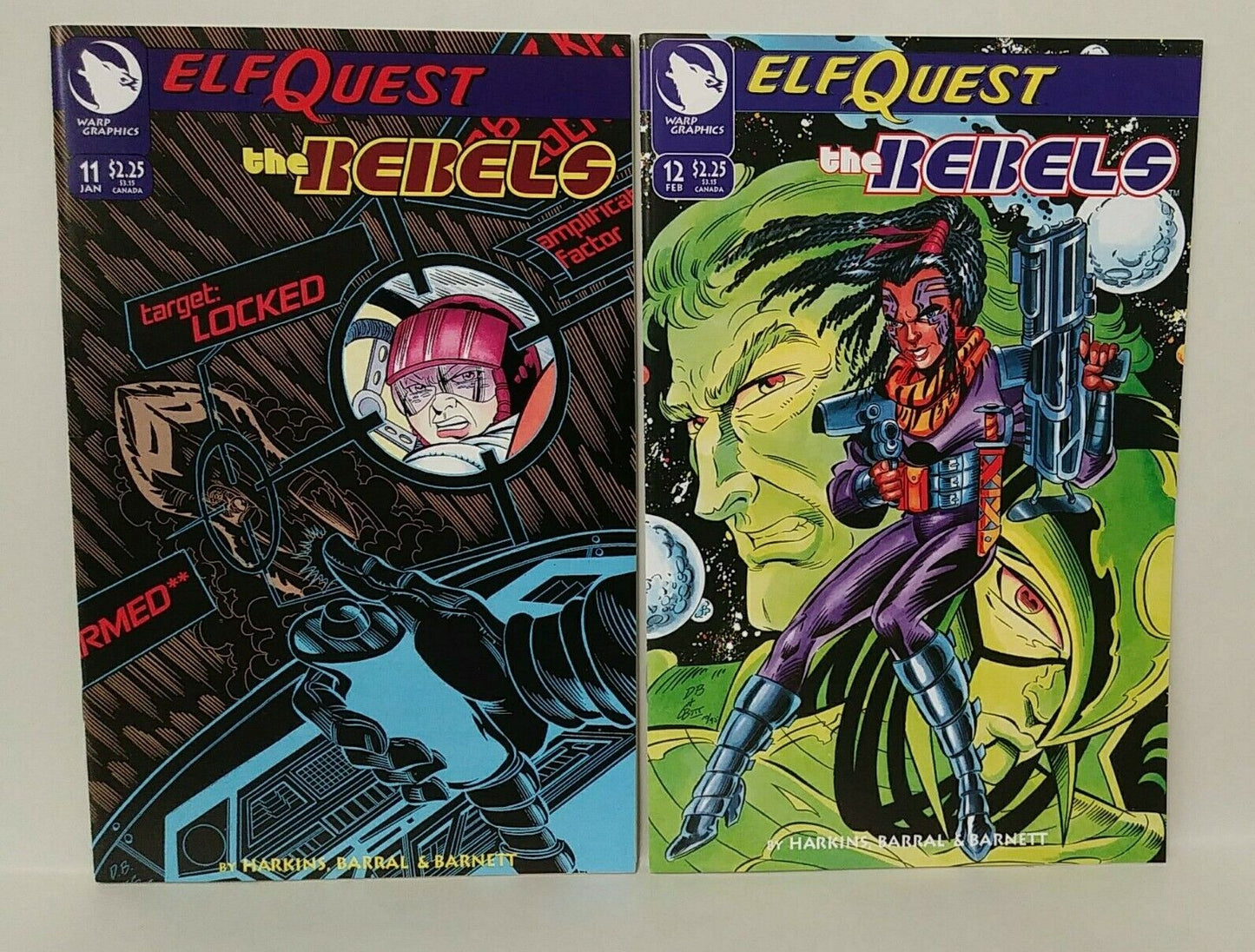 Elfquest (1995) The Rebels Comic Lot Set #4 5 7-12 Warp Graphics Collection