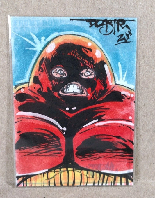 DCastr 2025 Front Row Card Show Exclusive Sketch Card W Original Juggernaut Art