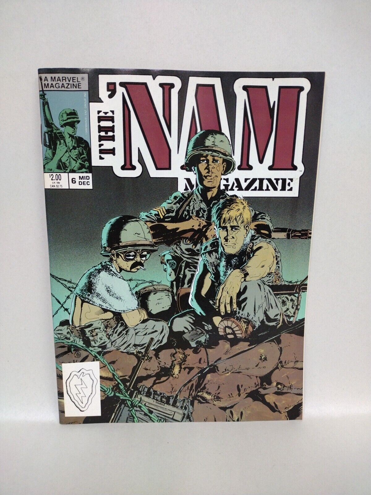 The NAM Magazine (1988) Marvel Comic Lot Set #1 2 3 4 5 6 7 Michael Golden VF