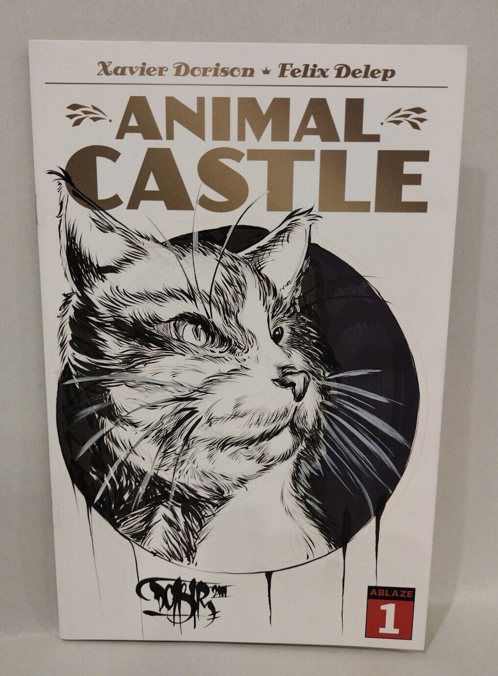 Animal Castle 1 (2022) Ablaze Sketch Cover Variant Comic w Original DCastr Art