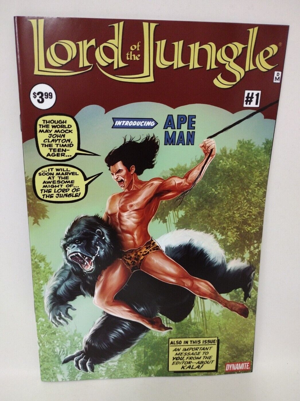 Lord Of The Jungle 1 (2022) Dynamite Comic Amazing Fantasy Homage Variant Cover