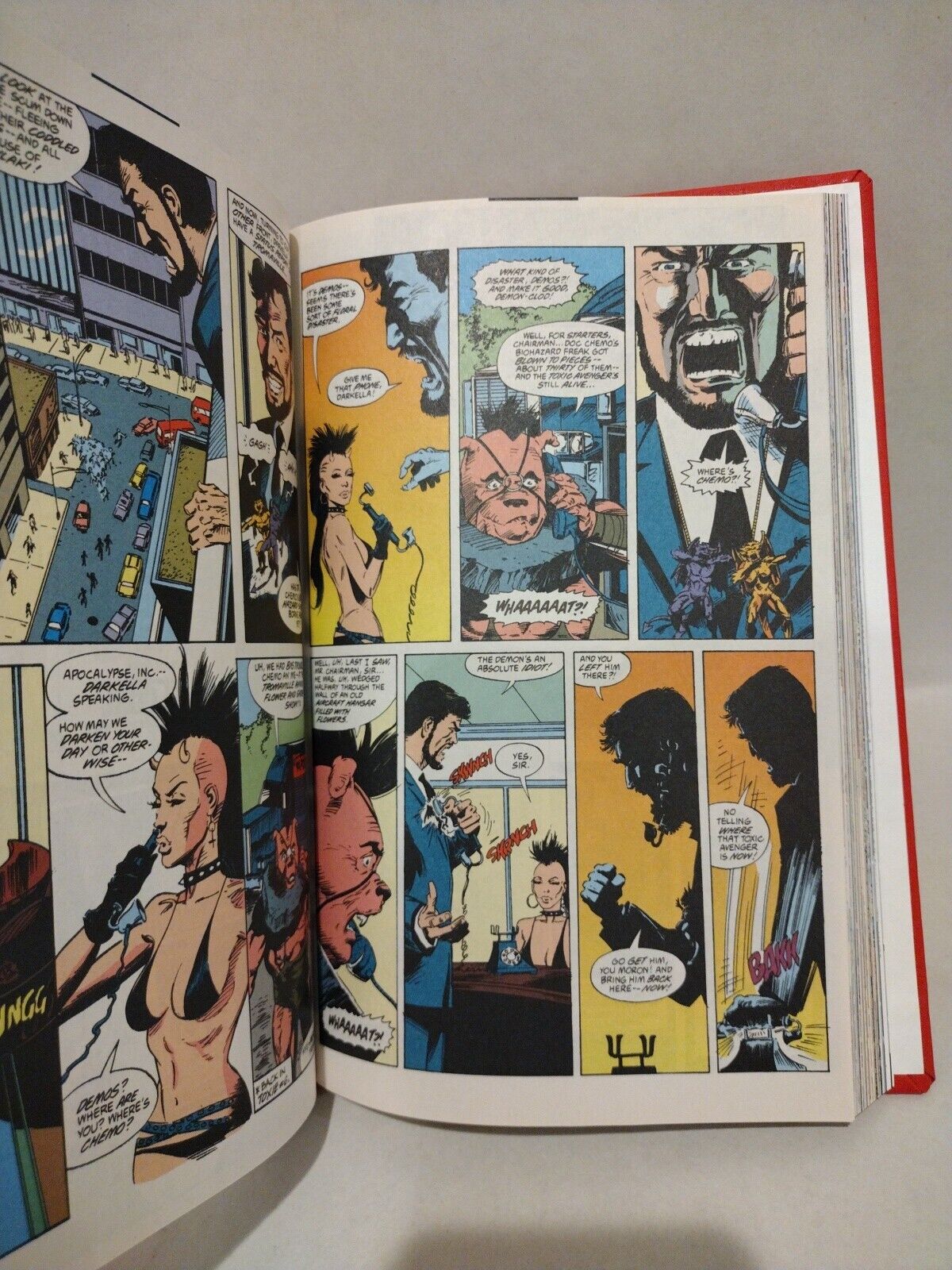 Toxic Avenger (1991) Complete Collection ARG Custom Bound Marvel Comic HC W DJ