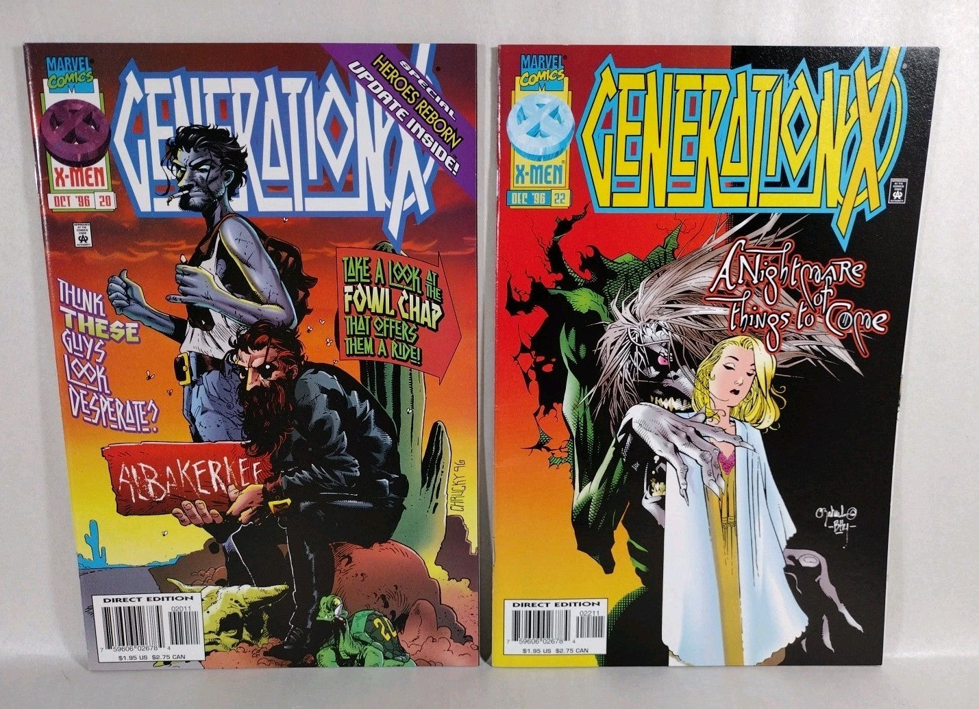 Generation X 1994 Marvel Comic Chris Bachalo Lot 1-3 5-9 11 12 14-16 18-20 22-24