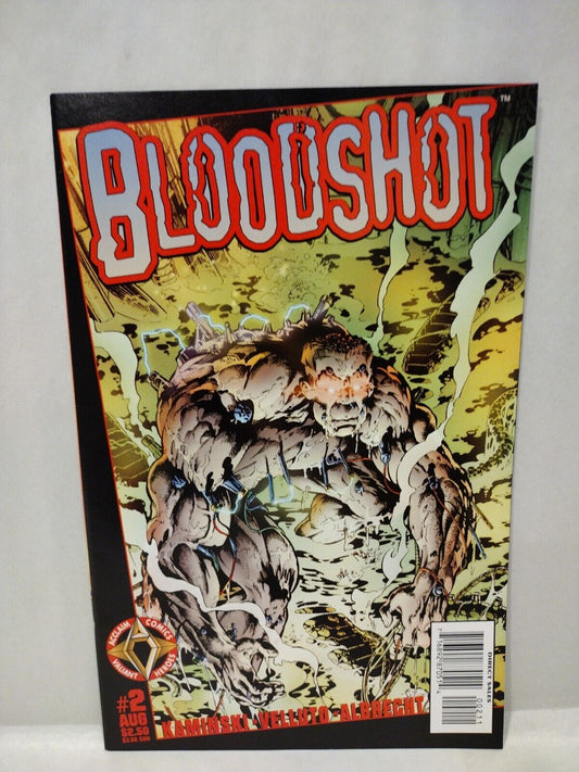 Bloodshot Vol 2 (1997) #2 Acclaim Valiant Comic Len Kaminski Sal Velluto VF-NM