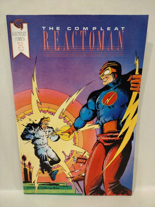 The Compleat Reactoman (1992) Gauntlet Comic Collection Michael T Gilbert Cover