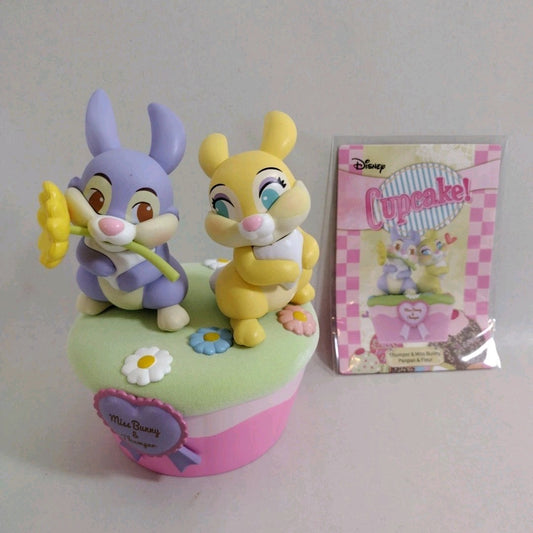 Disney Cupcake Miniso Blind Box 4" Thumper & Miss Bunny Figure