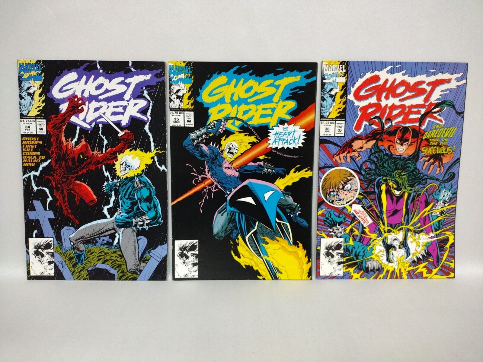 Ghost Rider (1990) Dan Ketch Marvel Comic Lot Set #1-50 Key Issues F-VF