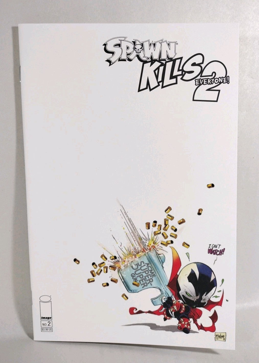 Spawn Kills Everyone #2 (2019) Image Comic Blank Sketch Variant Cover New NM