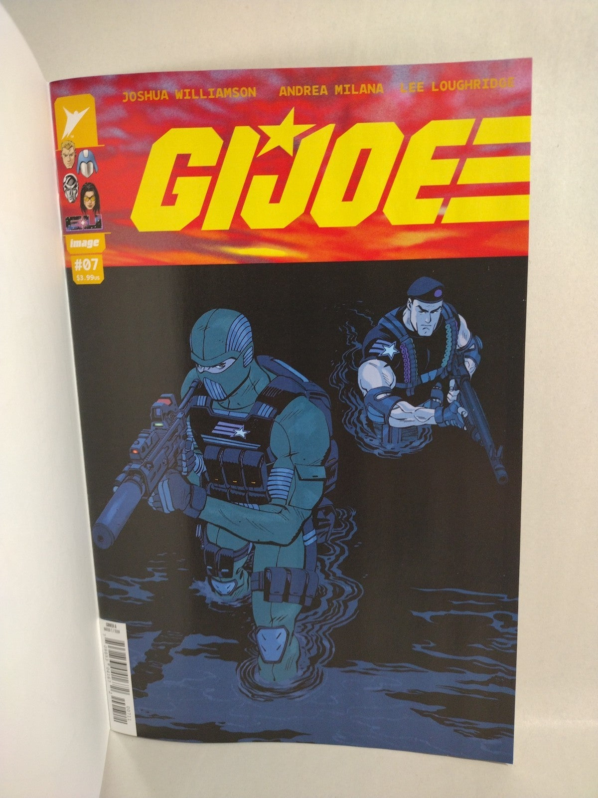 GI Joe #7 (2025) Image Sketch Cover Var Comic W Original DCastr Beach Head Art