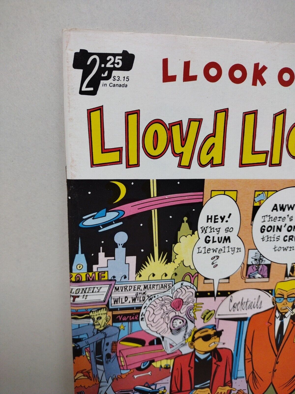 Lloyd Llewellyn (1986) #1 Daniel Clowes Fantagraphics Comic Magazine 1st Print 