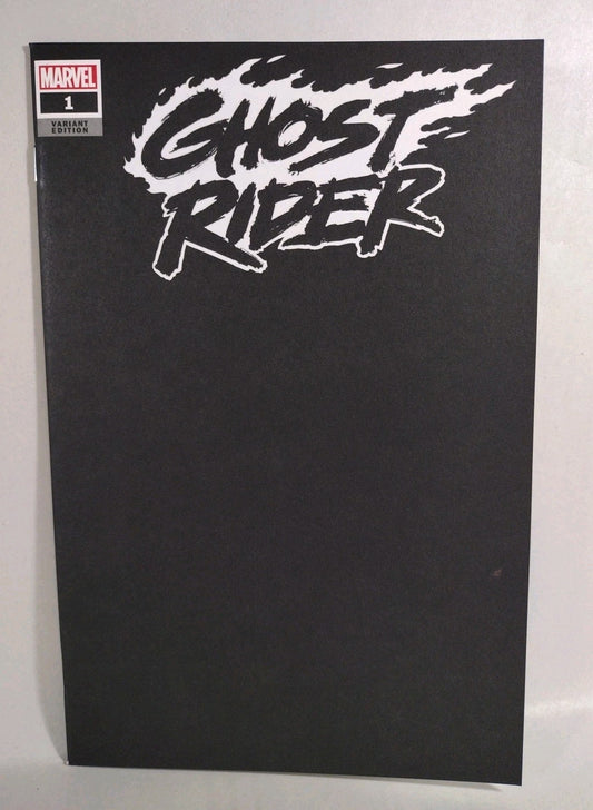 Ghost Rider #1 (2019) Marvel Black Blank Sketch Cover Variant Comic VF-NM