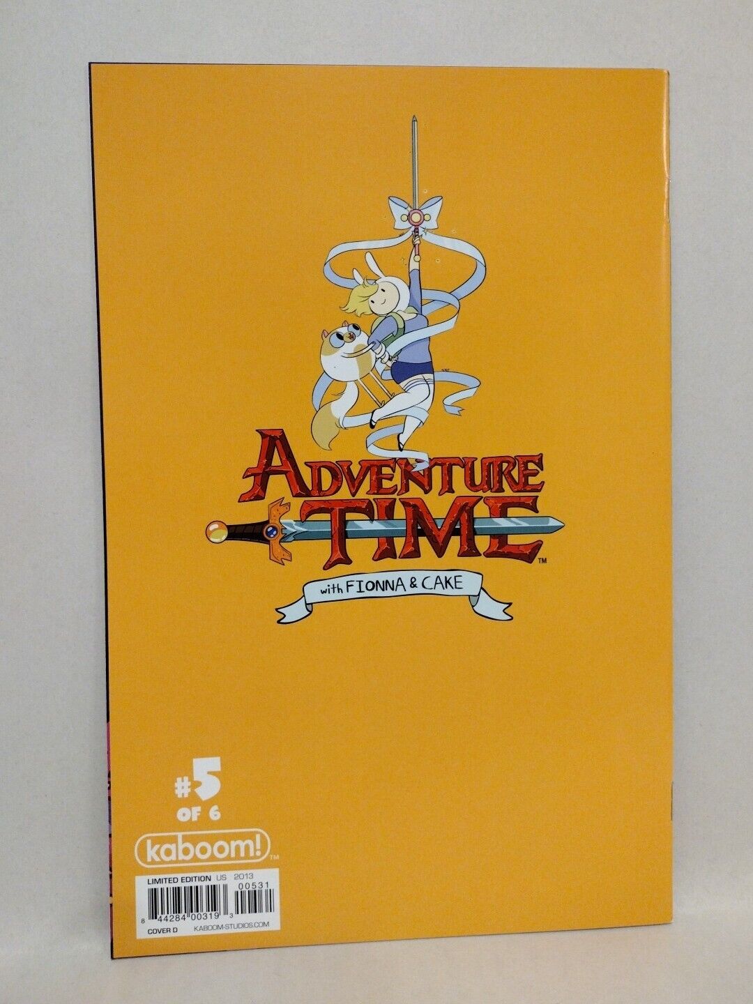 Adventure Time FIONNA & CAKE 5 (2013) Boom Studios 1:25 Ratio Variant Cover D NM