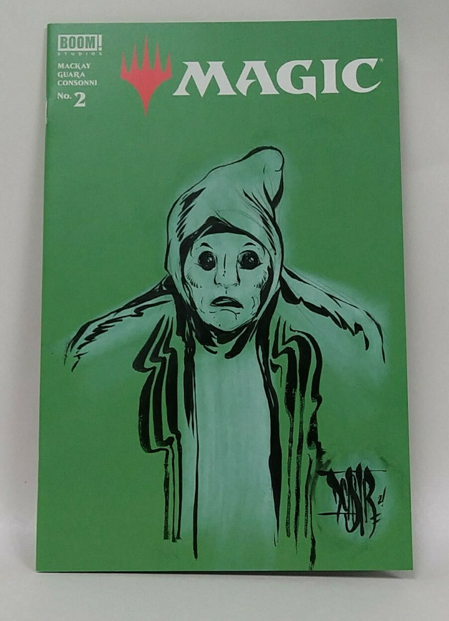 Magic Issue #2 (2021) Boom Sketch Cover Comic Var W Original Hospit Abbot Art