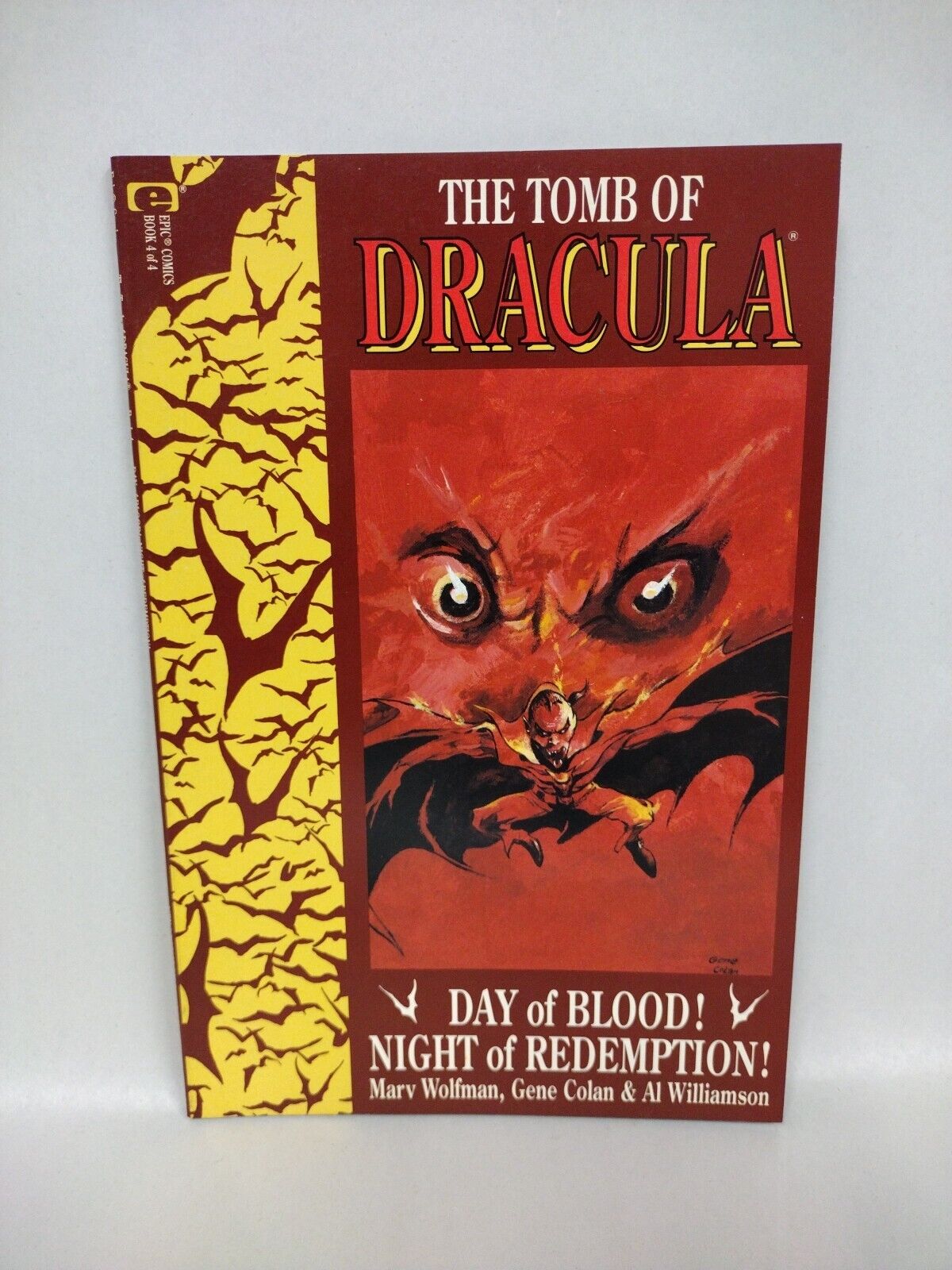 Tomb Of Dracula Day Of Blood Night Of Redemption (1991) Complete Epic Comic Set