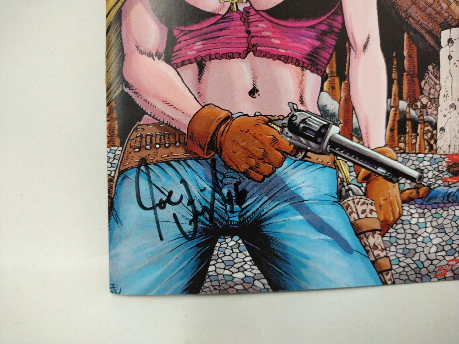 Gunfighters In Hell (2014) GIH 1 Rare Reprint Variant Issue Signed Joe Vigil