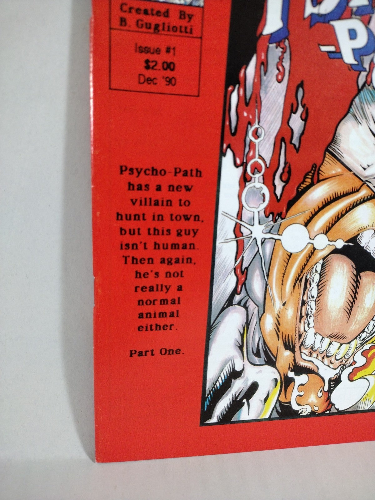 Psycho-Path Ultimate Vigilante #1 (1990) GMC Comic Gugliotti Cooper VF