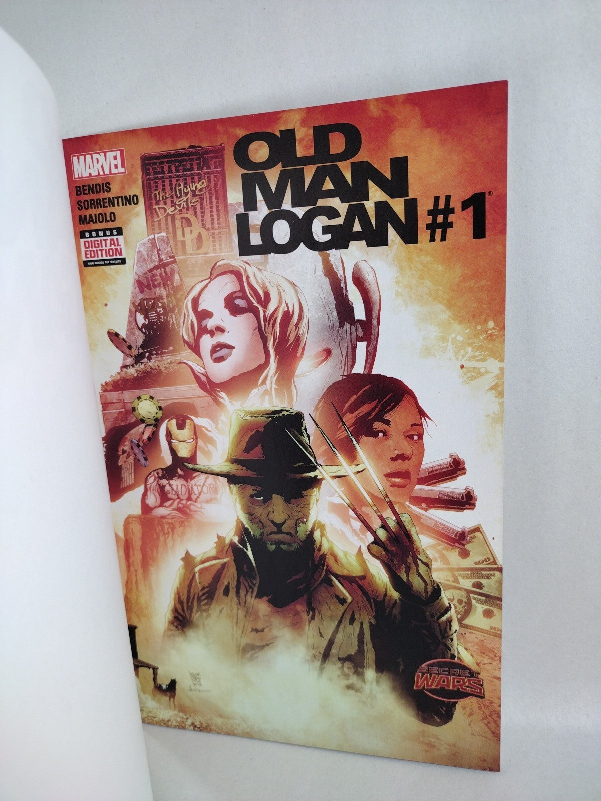 Old Man Logan #1 (2015) Marvel Secret Wars Blank Sketch Var Cover Comic New NM