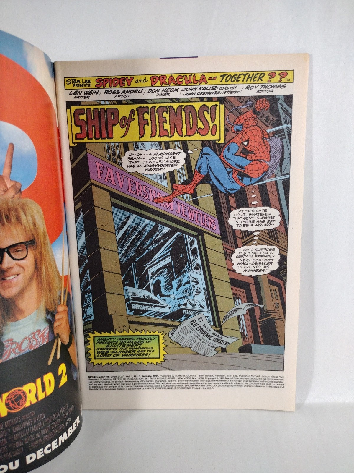 Dracula Vs X-Men & Spider-Man (1994-1995) Marvel Comic One-Shot Lot Set VF